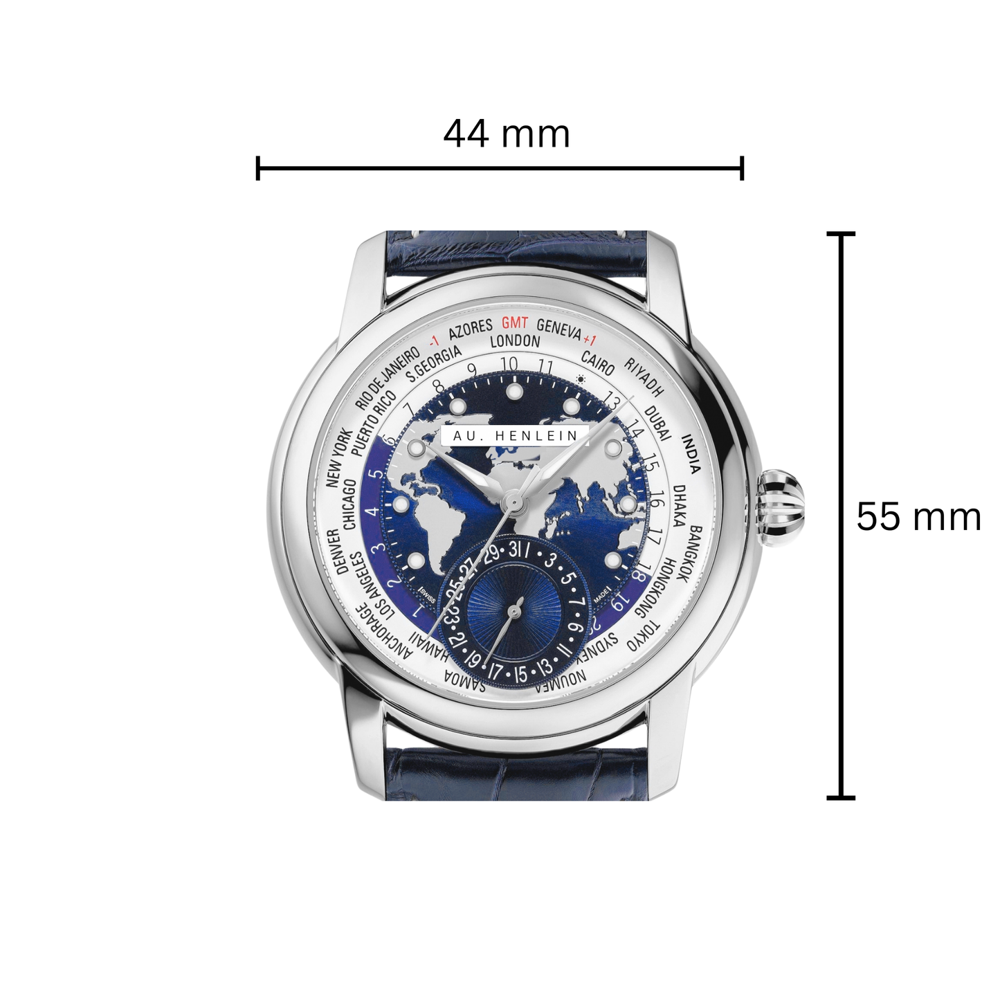 Worldvista Slim (Blue & Silver)