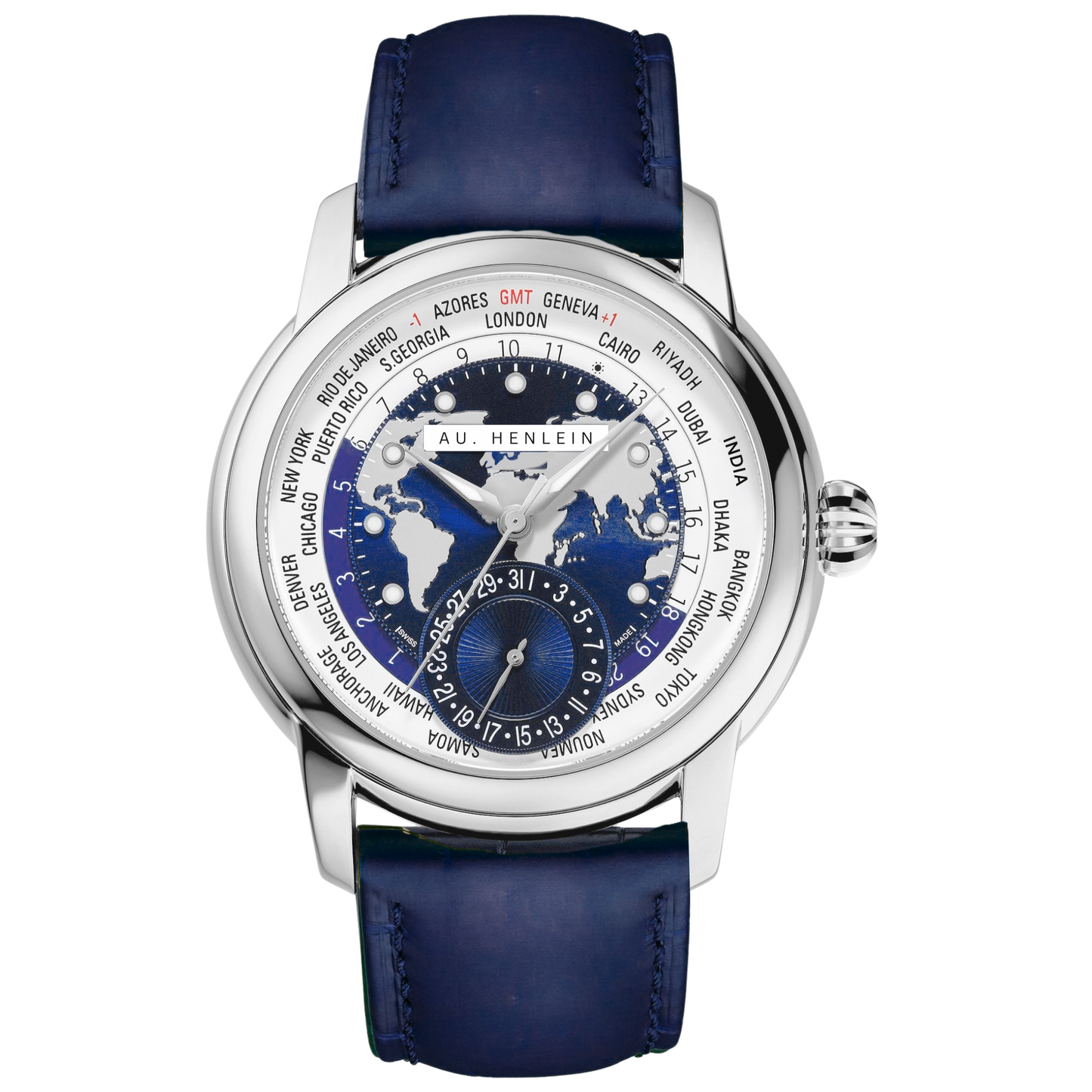 Worldvista Slim (Blue & Silver)